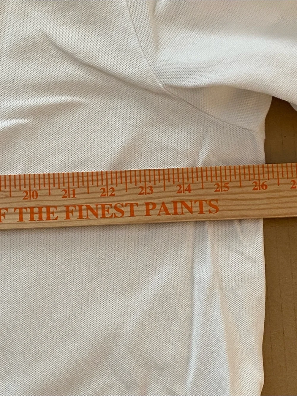 Polo Golf White Polo Shirt collab with “2014 Riddle” Pima Cotton XXL